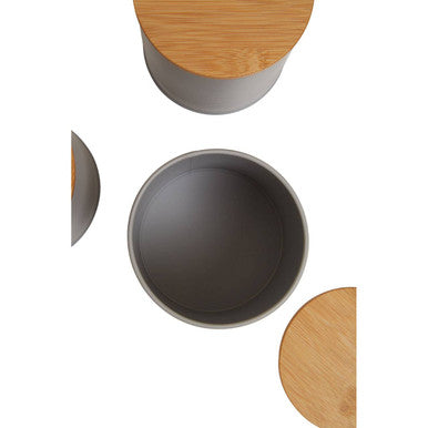 Set Of Three Alton Grey Canisters