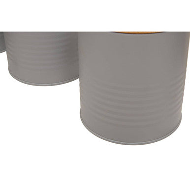 Set Of Three Alton Grey Canisters