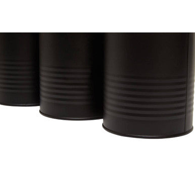 Set Of Three Alton Black Canisters