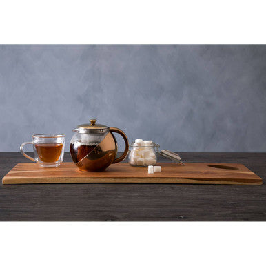 Fuso Stainless Steel Teapot With Copper Finished Infuser