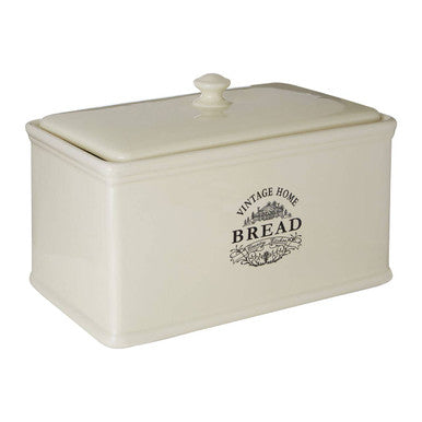 Vintage Home Cream Ceramic Bread Bin