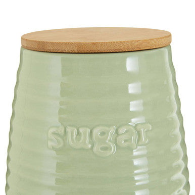 Winnie Green Dolomite Sugar Canister
