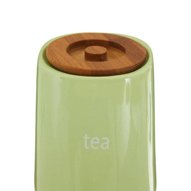 Fletcher Green Ceramic Tea Canister