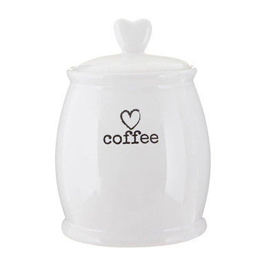 Charm White Dolomite Coffee Canister