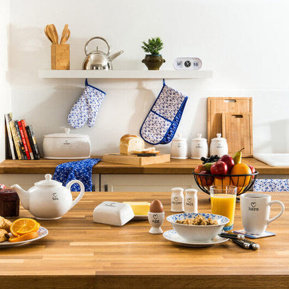 Charm White Dolomite Coffee Canister