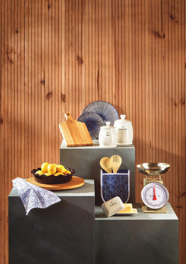 Charm White Dolomite Butter Dish