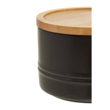 Fenwick Black Small Stoneware Canister