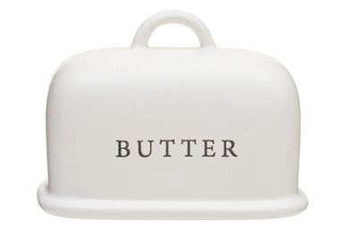 Farmhouse Cream Large Butter Dish