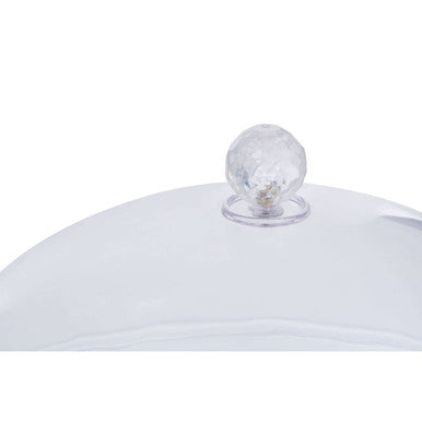 Faye Clear Acrylic Cake Stand with Dome Lid