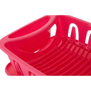 Hot Pink Dish Drainer with Removable Tray | Laurie