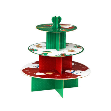 Christmas 3-Tier Cupcake Stand