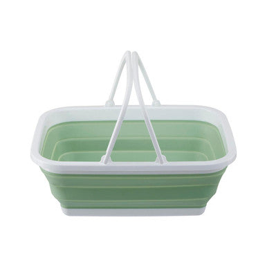 Averill Collapsible Laundry Basket In Green