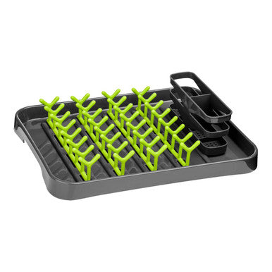 Grey and Lime Green Dish Drainer | Laurie