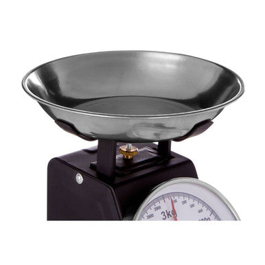 Olivier 3kg Matt Black Retro Kitchen Scale