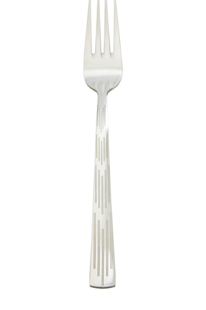 Avie 24 Piece Etched Deco Cutlery Set