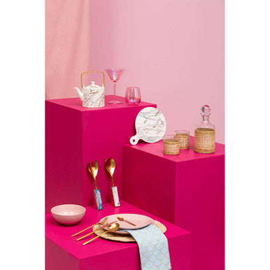 Avie 16 Piece Gold Finish Cutlery Set