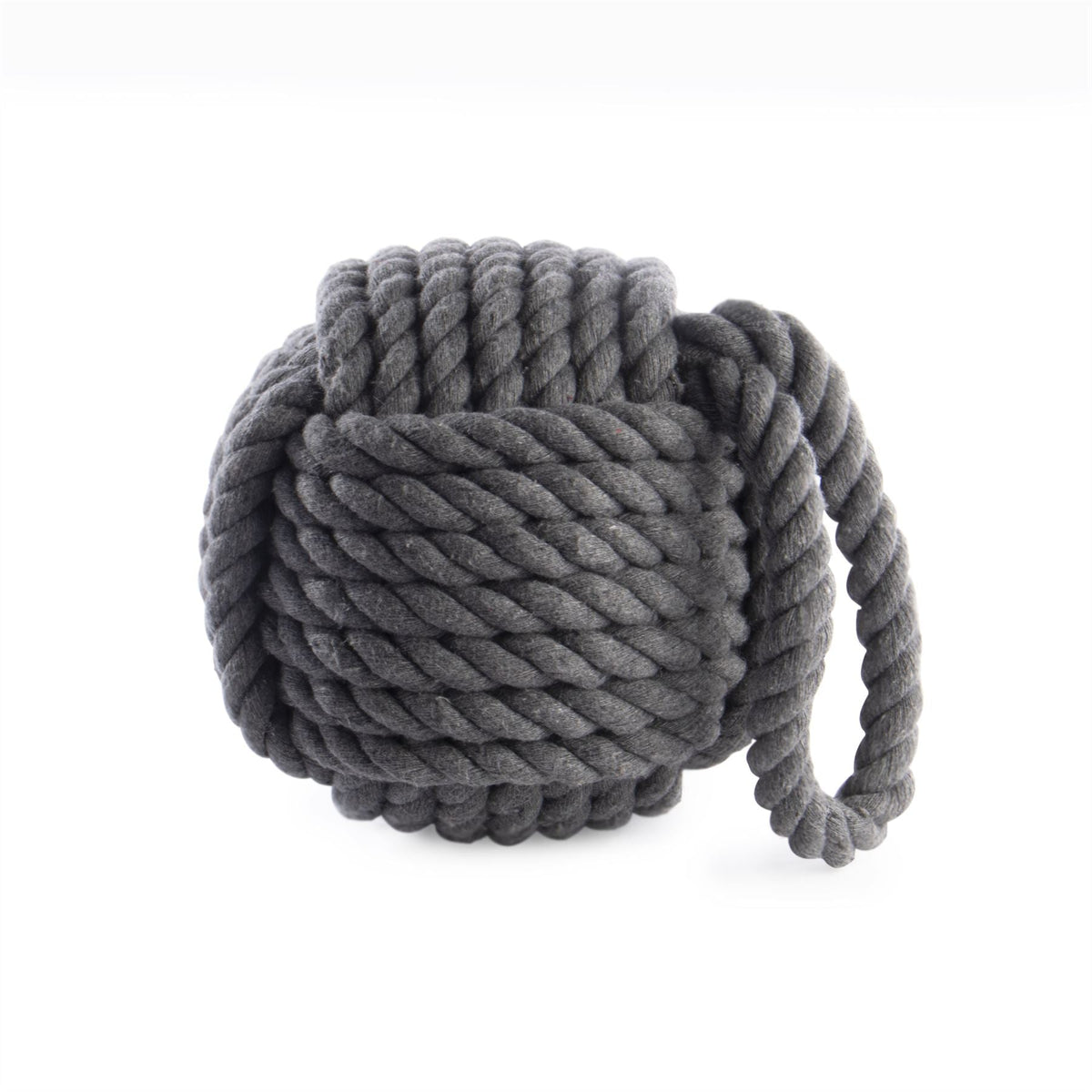 Maison & White Grey Rope Knot Door Stop