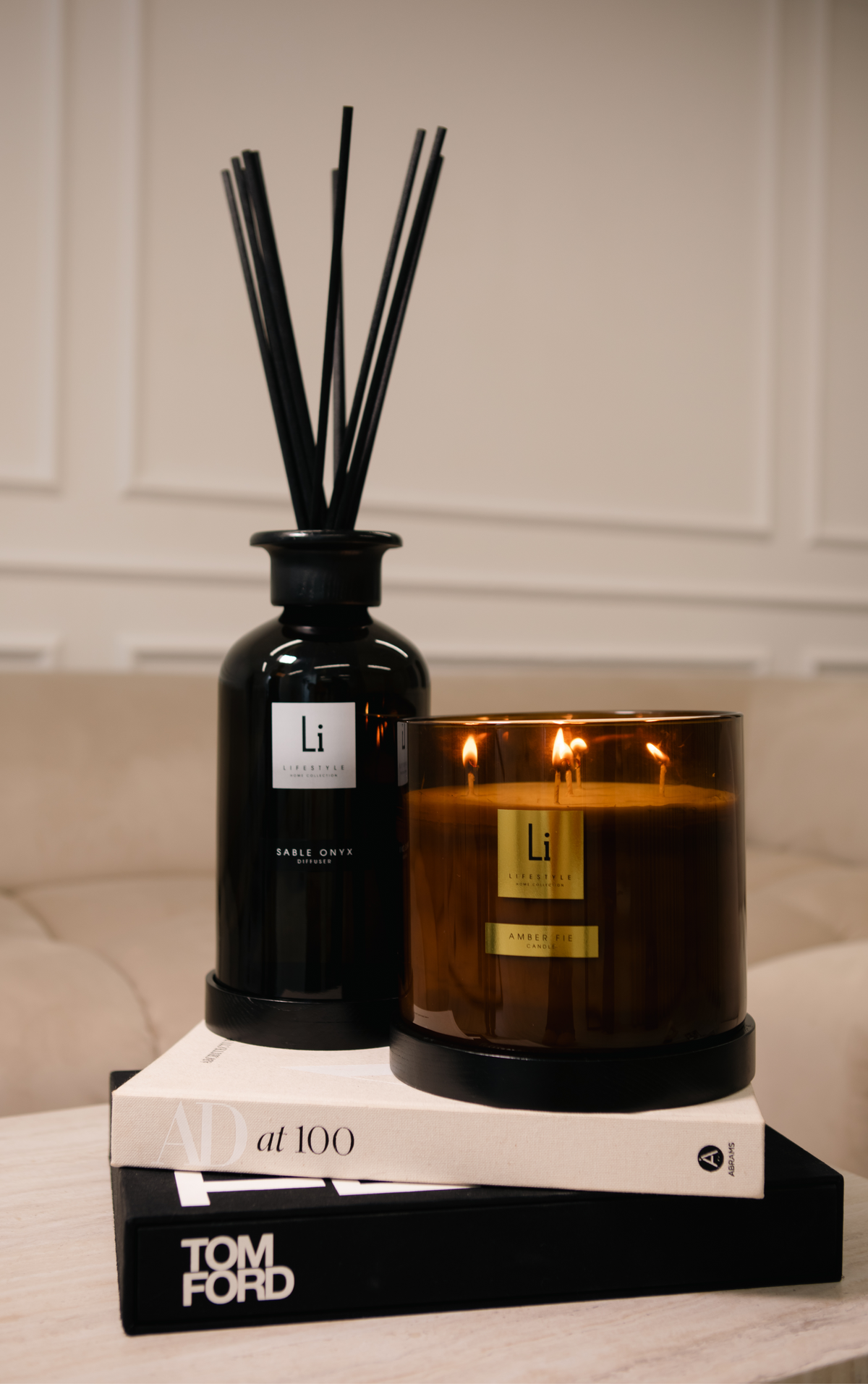 Lifestyle Home Collection Amber Fie XXL Candle 5kg