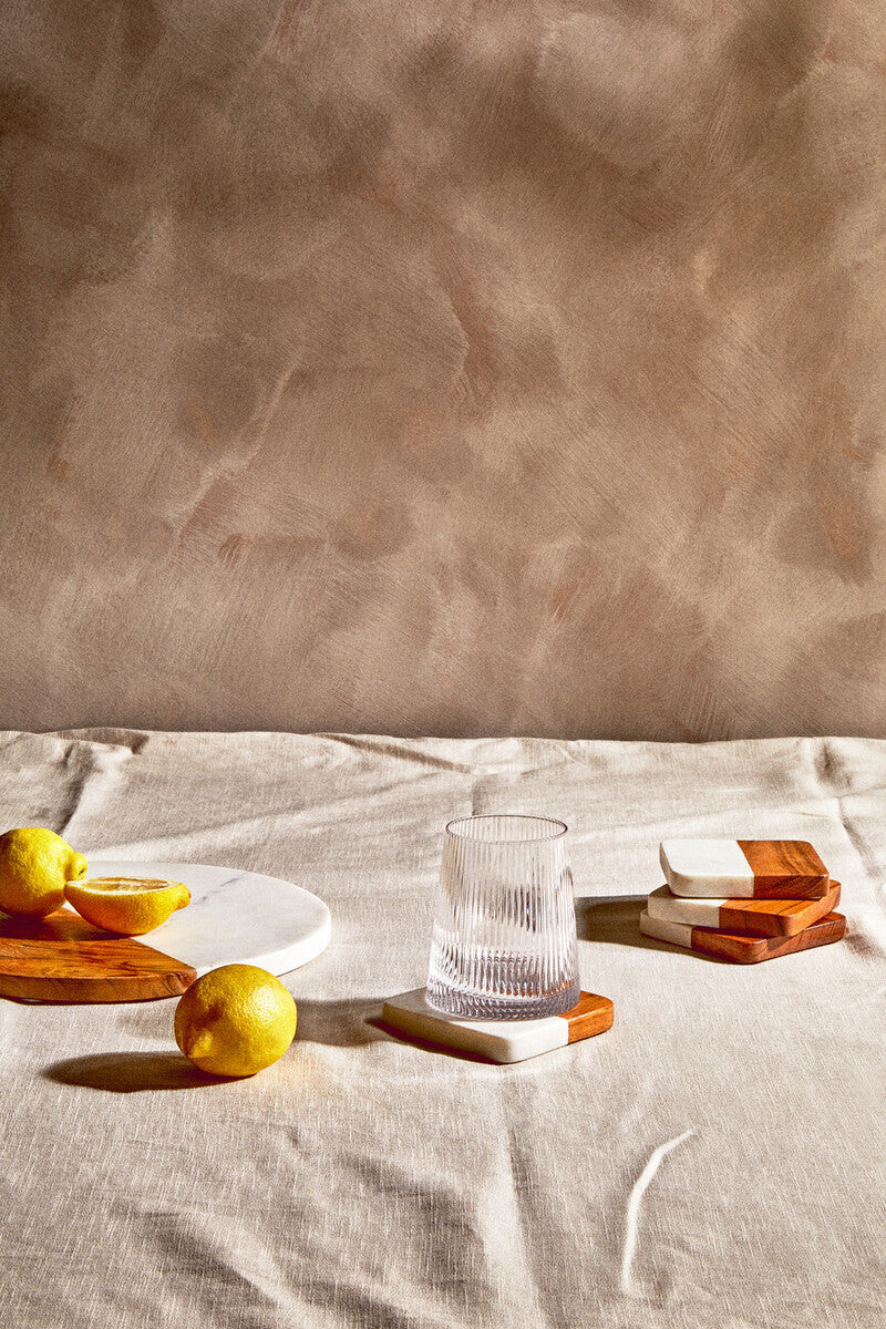 Monzaro Small Marble And Acacia Wood Paddle Board