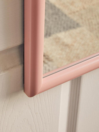 Mize Over Door Full-Length Mirror | Pink Plastic Frame