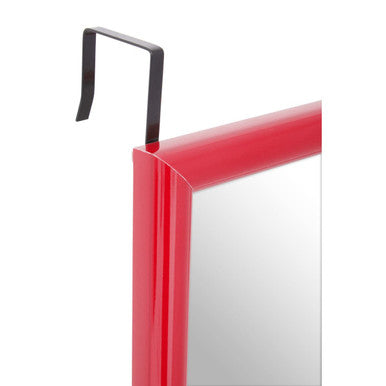Mize Over Door Full-Length Mirror | Pink Plastic Frame