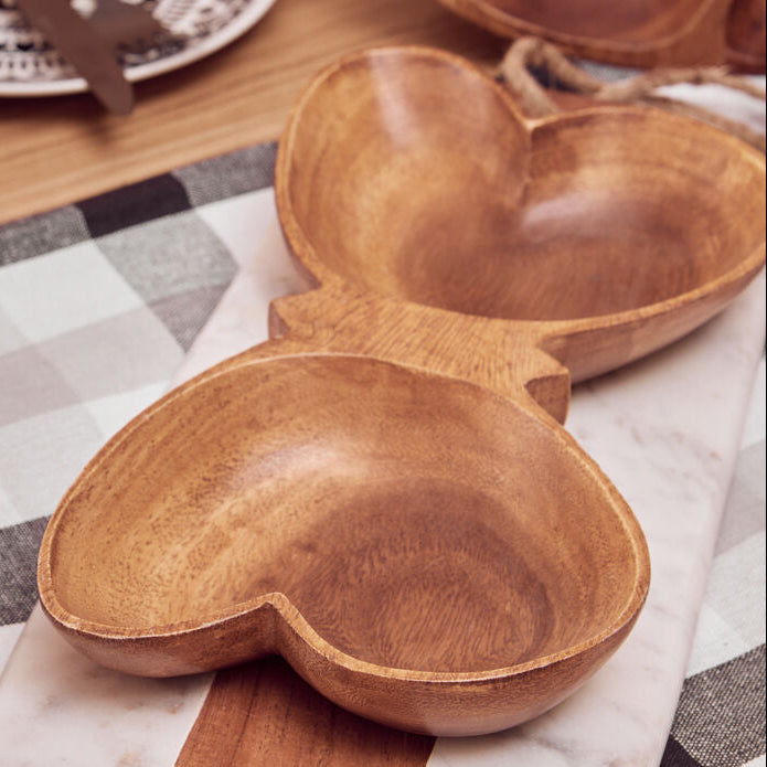 Acacia butterfly shaped serving dish, Kora