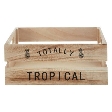 Naresso Natural Paulownia Wood Tropical Fruit Crate