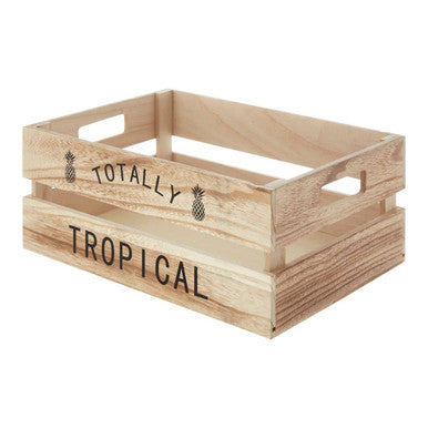 Naresso Natural Paulownia Wood Tropical Fruit Crate