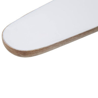 Close-up of the mango wood grain