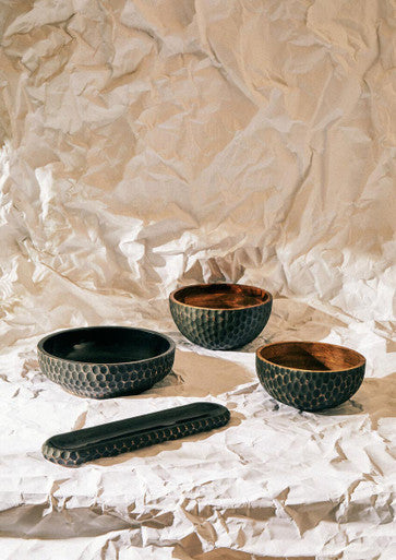 Black Mango Wood Serving Dish | Kara