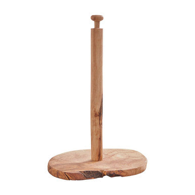 Kora Olive Wood Kitchen Roll Holder