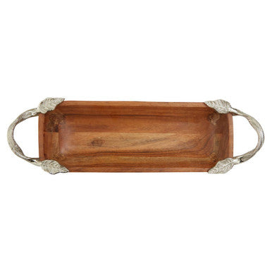 Acacia Wood Small Rectangular Serving Dish | Vine