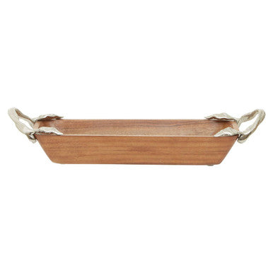 Acacia Wood Small Rectangular Serving Dish | Vine
