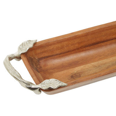 Acacia Wood Small Rectangular Serving Dish | Vine