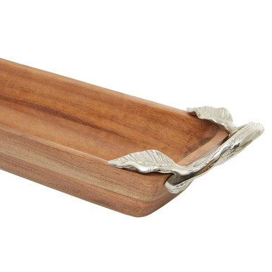 Acacia Wood Small Rectangular Serving Dish | Vine