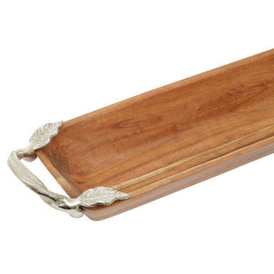 Acacia Wood Large Rectangular Serving Dish | Vine
