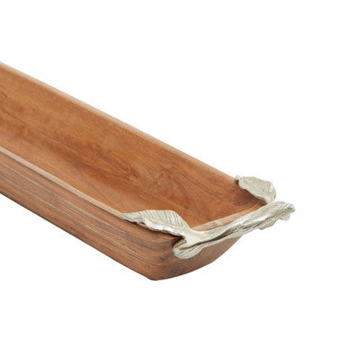 Acacia Wood Large Rectangular Serving Dish | Vine