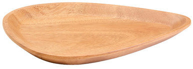 Kora acacia medium curved triangular serving dish
