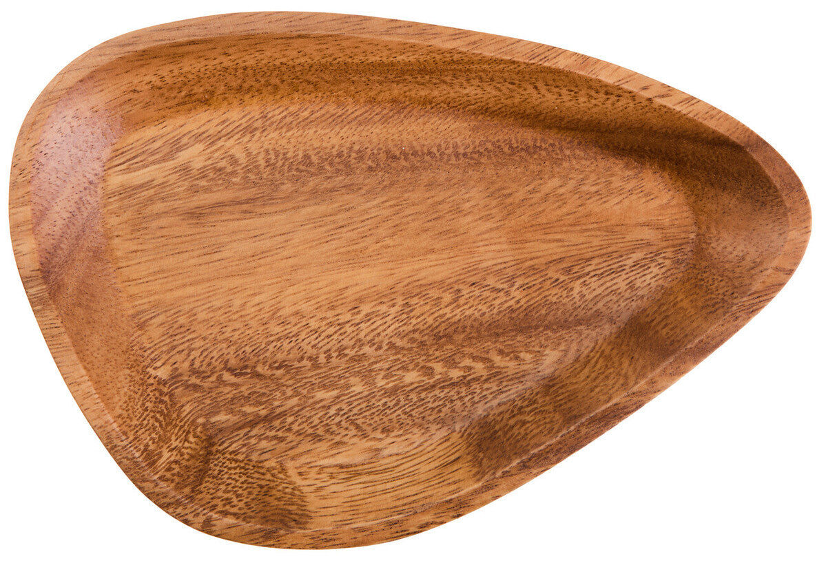 Acacia Small Curved Triangular Serving Dish | Kora