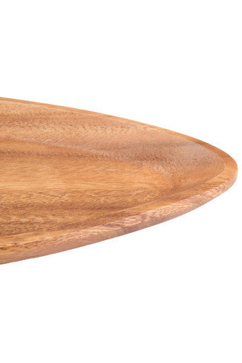 Acacia Small Curved Triangular Serving Dish | Kora