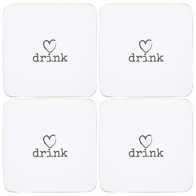 Set of Four Drink Coasters | Charm