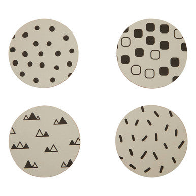 Set of 4 Eclectic All Sorts Coasters | Mimo