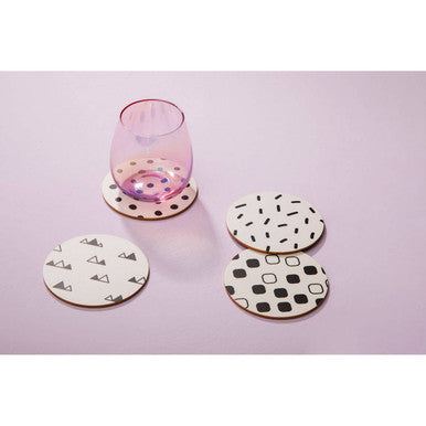 Set of 4 Eclectic All Sorts Coasters | Mimo