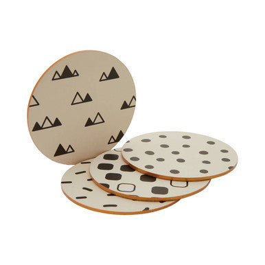 Set of 4 Eclectic All Sorts Coasters | Mimo