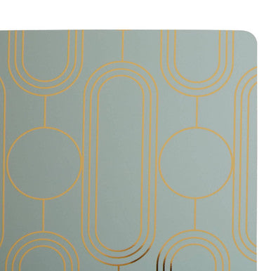 Set of 4 Green Coasters | Frosted Deco