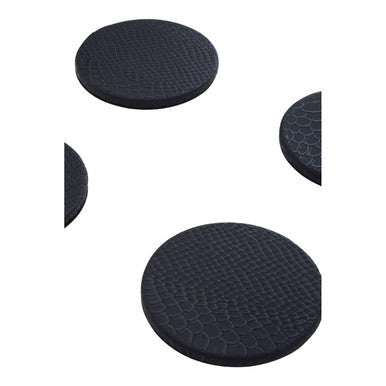 Set of Four Black Coasters | Mixology