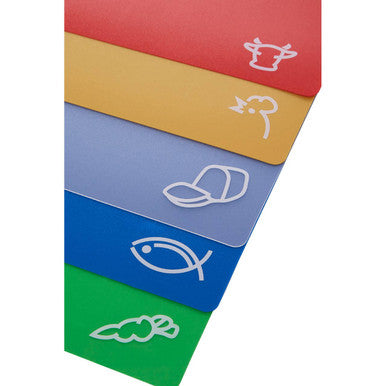 Daily Set of 5 Colour-Coded Flexible Chopping Boards