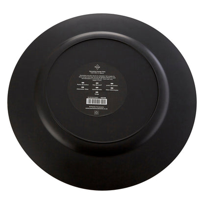 Dia Flat Gold Charger Plate, 33cm