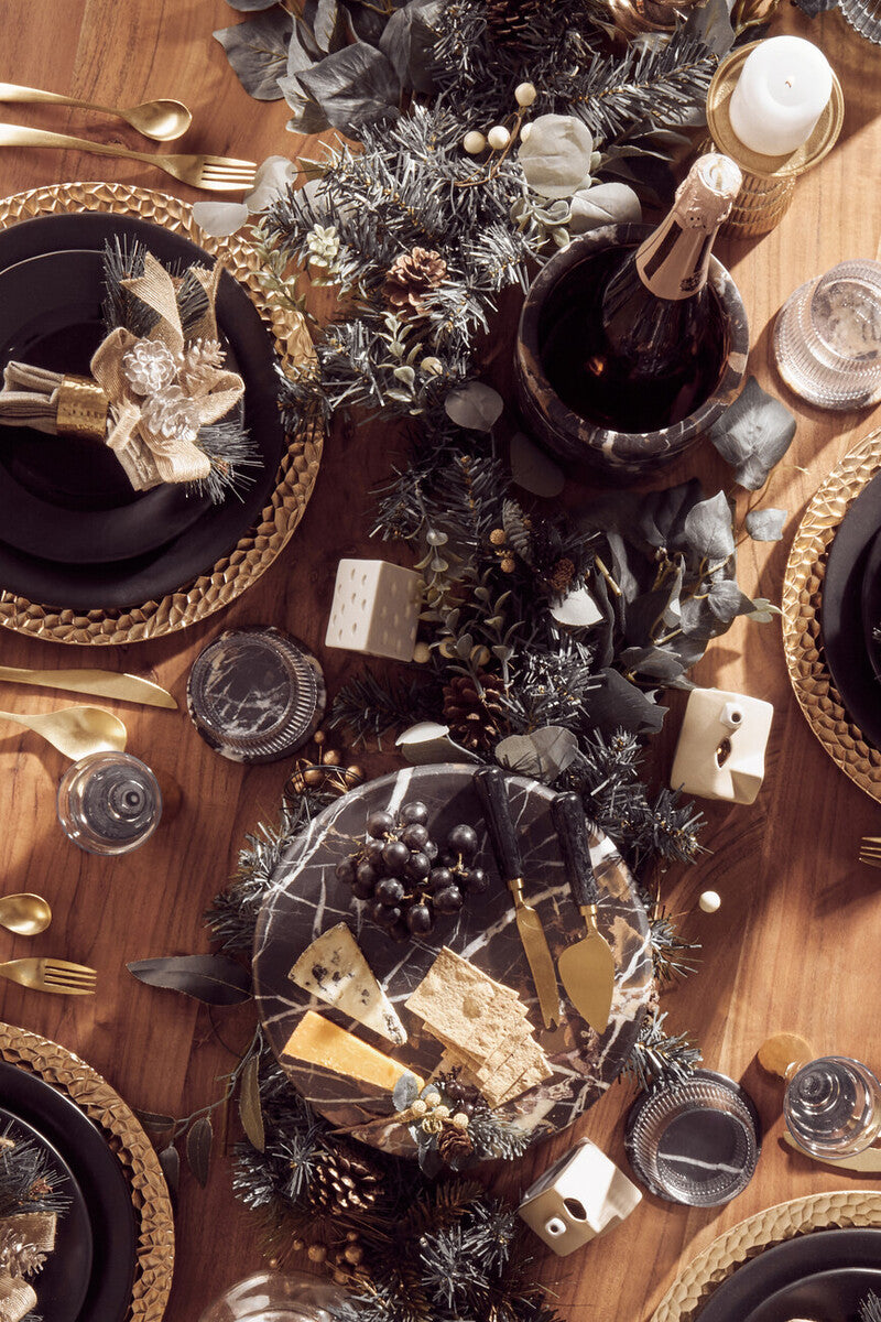 Set Of Four Brass Finish Napkin Rings