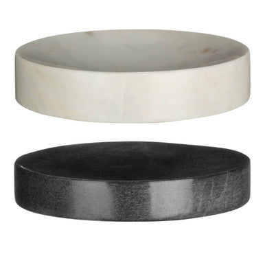 Kamal Dark Grey Marble Effect Soap Dish